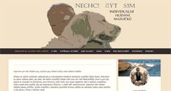 Desktop Screenshot of nechcibytsam.cz